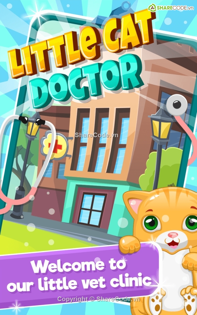 baby game,little game,game child,Little Cat Doctor,Cat Doctor